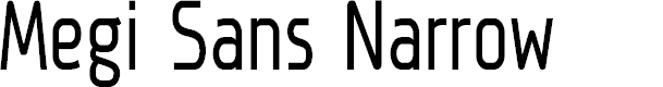 Preview image for Megi Sans Narrow