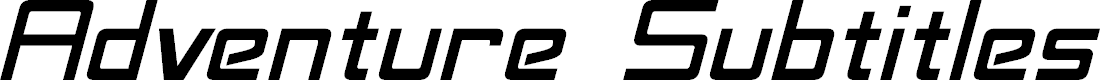 Preview image for Adventure Subtitles Italic