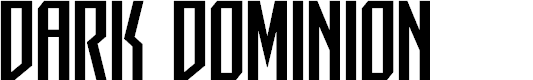 Preview image for Dark Dominion Font