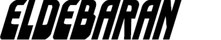 Preview image for Eldebaran Condensed Italic