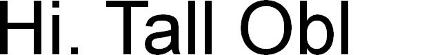 Preview image for Hi. Tall Obl