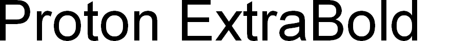 Preview image for Proton ExtraBold