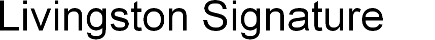 Preview image for Livingston Signature