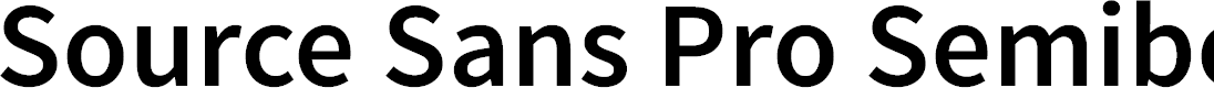 Preview image for Source Sans Pro Semibold