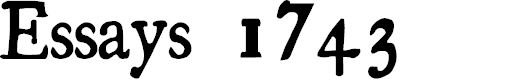 Preview image for Essays 1743