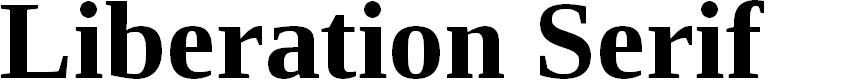 Preview image for Liberation Serif Bold
