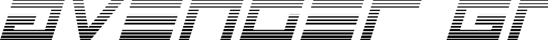 Preview image for Avenger Gradient Italic