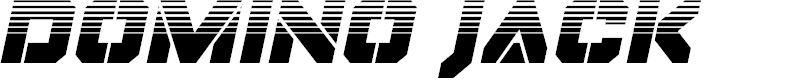 Preview image for Domino Jack Halftone Italic Italic