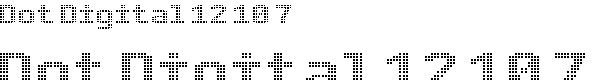 Preview image for Dot Digital 12 10 bold 7