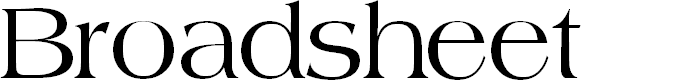 Preview image for Broadsheet LDO