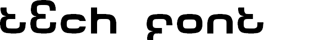 Preview image for Tech Font