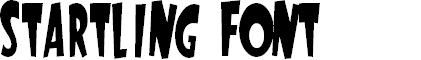 Preview image for StartlingFont