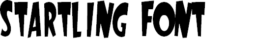 Preview image for StartlingFont