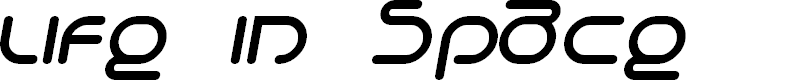 Preview image for Life in Space Italic