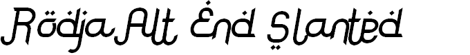 Preview image for Rodja Alt End Slanted