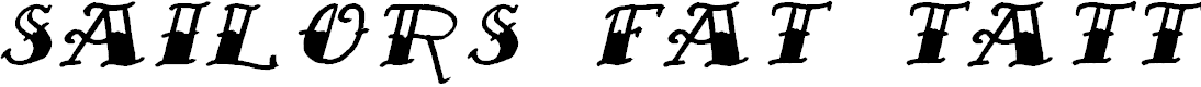 Preview image for Sailor's Fat Tattoo Script Italic Demo