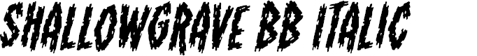 Preview image for ShallowGrave BB Italic