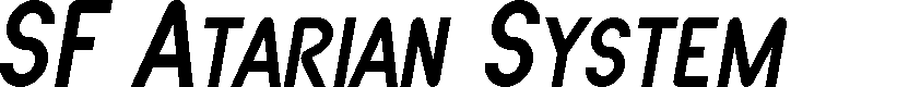 Preview image for SF Atarian System Italic