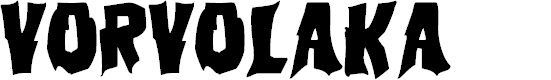 Preview image for Vorvolaka Regular Font