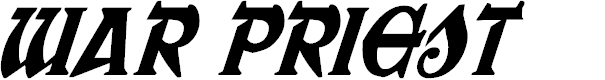 Preview image for War Priest Condensed Italic