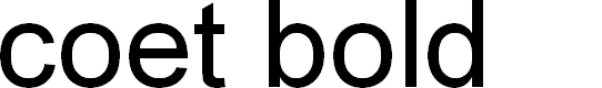 Preview image for coet bold