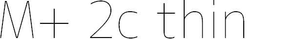 Preview image for M+ 2c thin