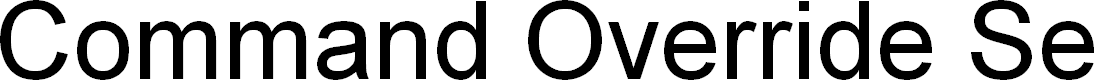 Preview image for Command Override Semi-Italic