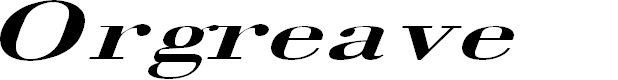 Preview image for Orgreave Extended Italic