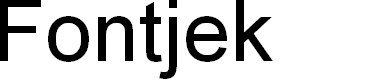 Preview image for Fontjek