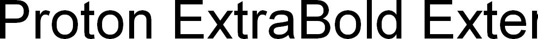 Preview image for Proton ExtraBold Extended