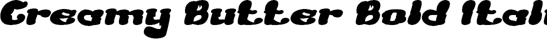 Preview image for Creamy Butter Bold Italic