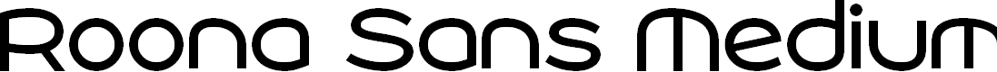 Preview image for Roona Sans Medium PERSONAL