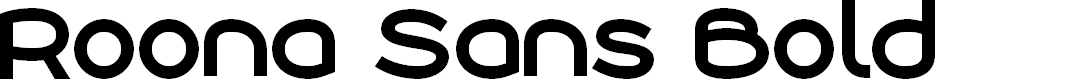 Preview image for Roona Sans Bold PERSONAL
