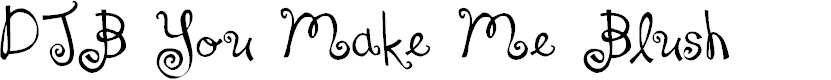 Preview image for DJB You Make Me Blush
