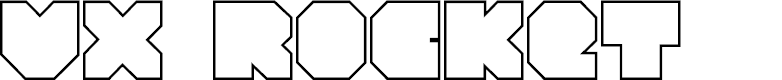Preview image for VX Rocket Outline Regular