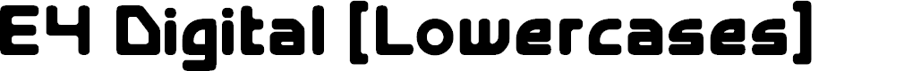 Preview image for E4 Digital (Lowercases)