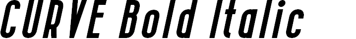 Preview image for CURVE Bold Italic