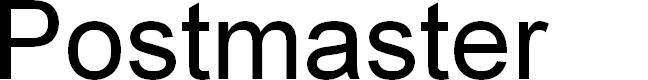 Preview image for Postmaster Font