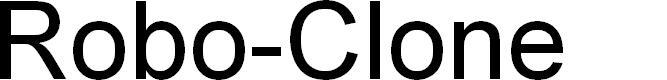 Preview image for Robo-Clone Font
