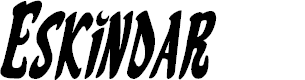Preview image for Eskindar Condensed Italic