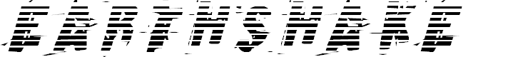 Preview image for Earthshake Gradient Italic