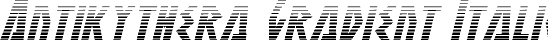 Preview image for Antikythera Gradient Italic