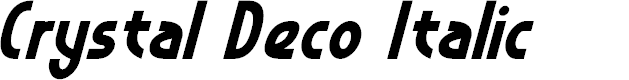Preview image for Crystal Deco Italic
