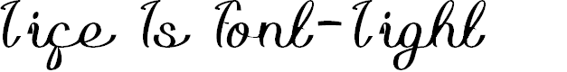 Preview image for Life Is Font-Light