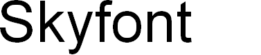 Preview image for Skyfont