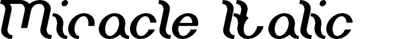 Preview image for Miracle Italic