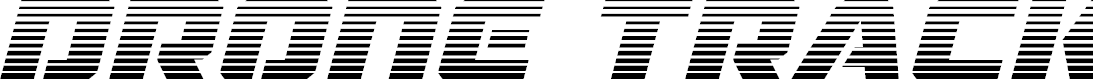Preview image for Drone Tracker Gradient Italic