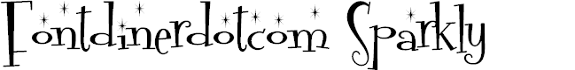 Preview image for Fontdinerdotcom Sparkly