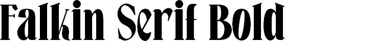 Preview image for Falkin Serif Bold PERSONAL