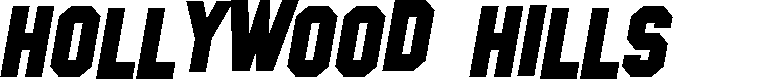 Preview image for SF Hollywood Hills Bold Italic